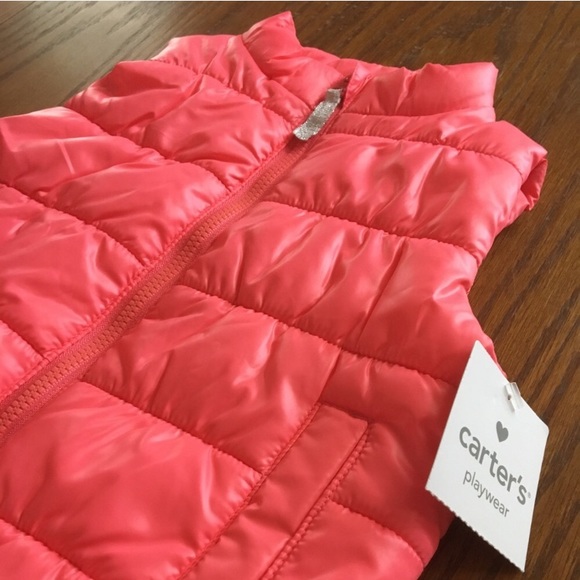 🎉HP🎉 NWT • Peachy-Pink Soft & Warm Puffer Vest - Picture 3 of 4